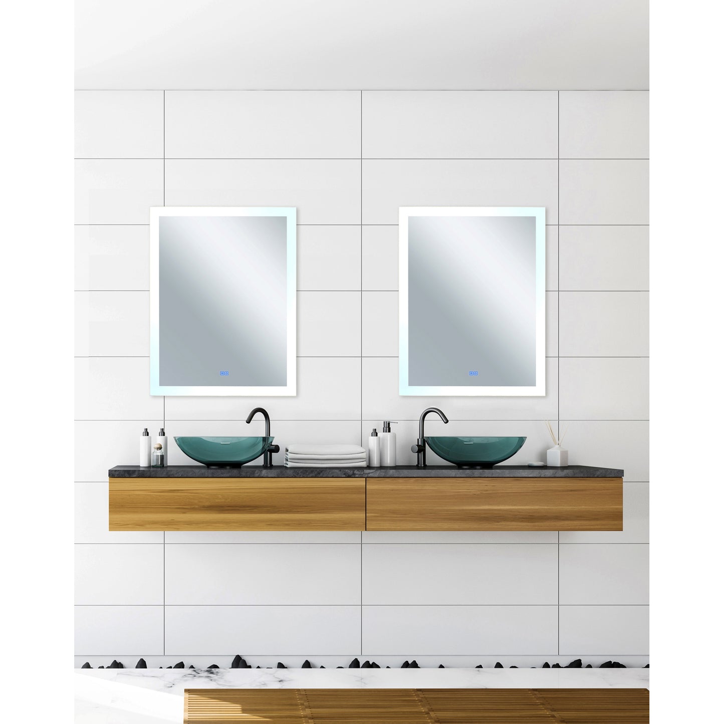 Abigail Rectangle LED 32 in. Mirror