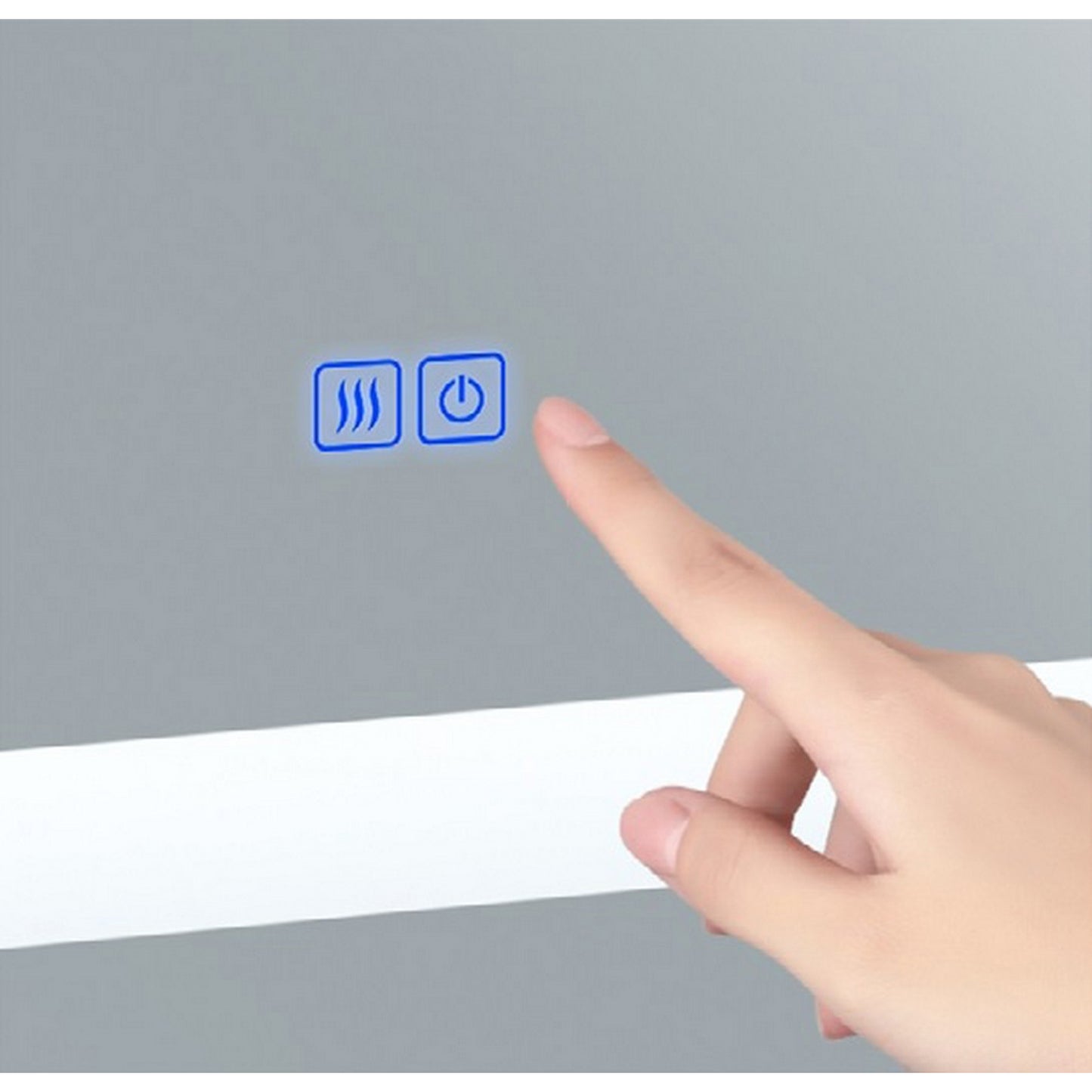 Abigail Rectangle LED 32 in. Mirror