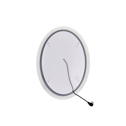 Agostino Oval LED 22 in. Mirror