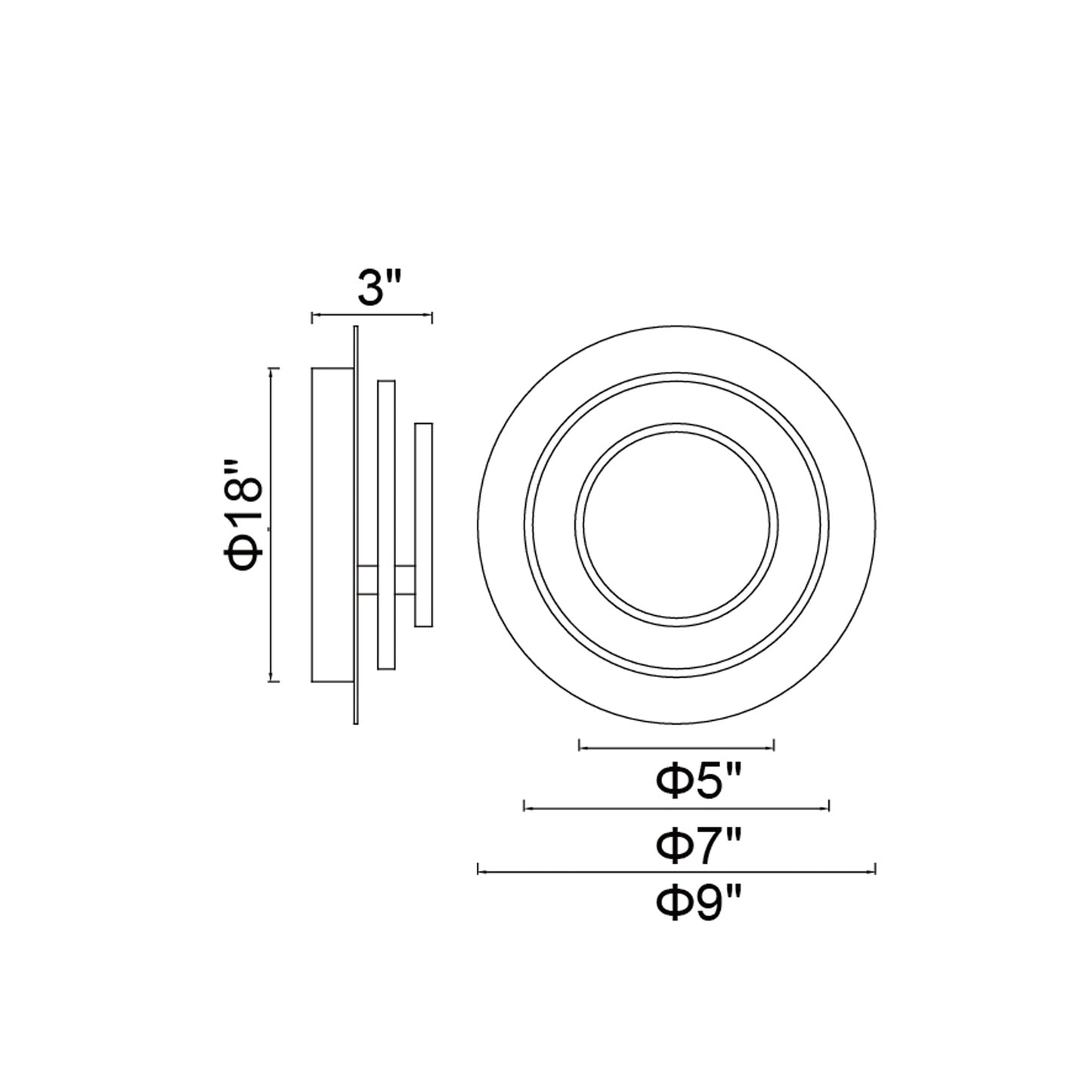 Private I LED Sconce
