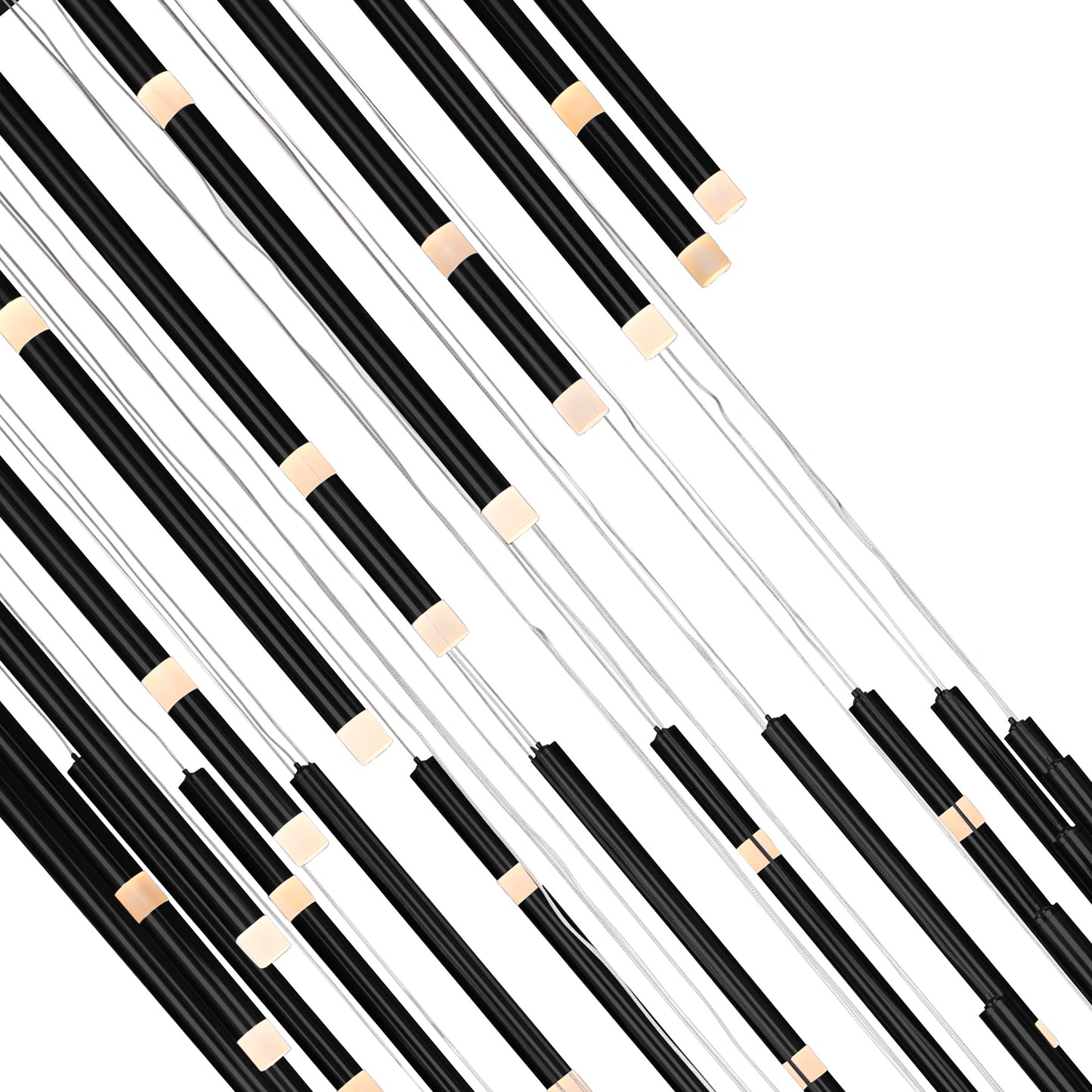 Flute 54 Light LED Chandelier