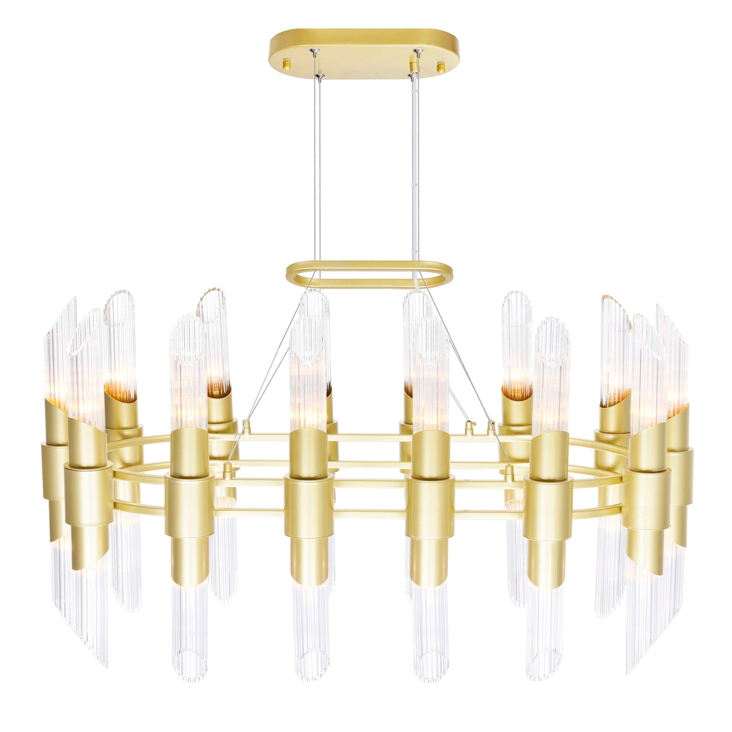 Croissant 28 Light Chandelier