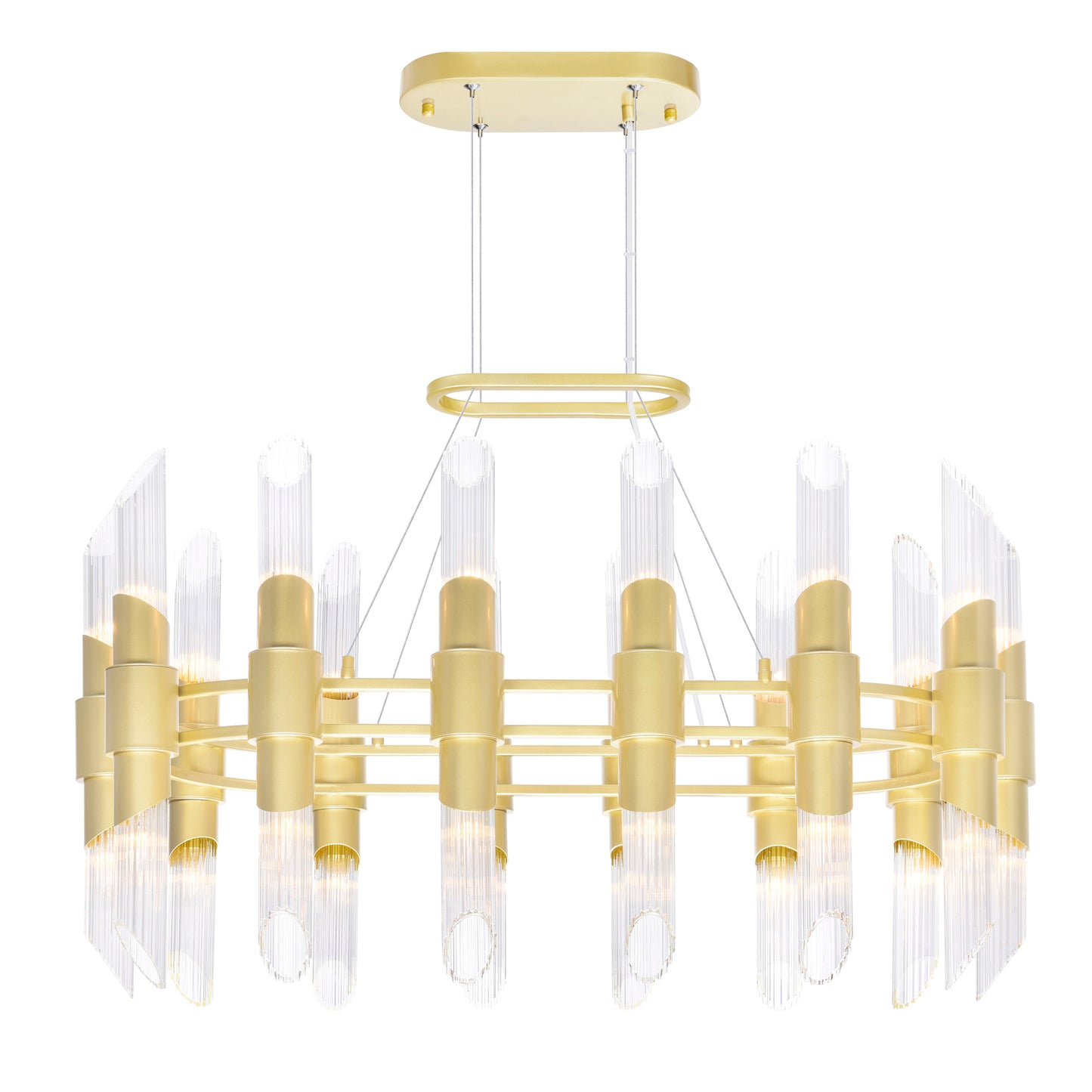 Croissant 28 Light Chandelier