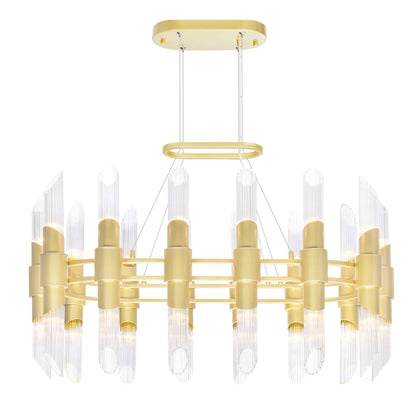 Croissant 28 Light Chandelier