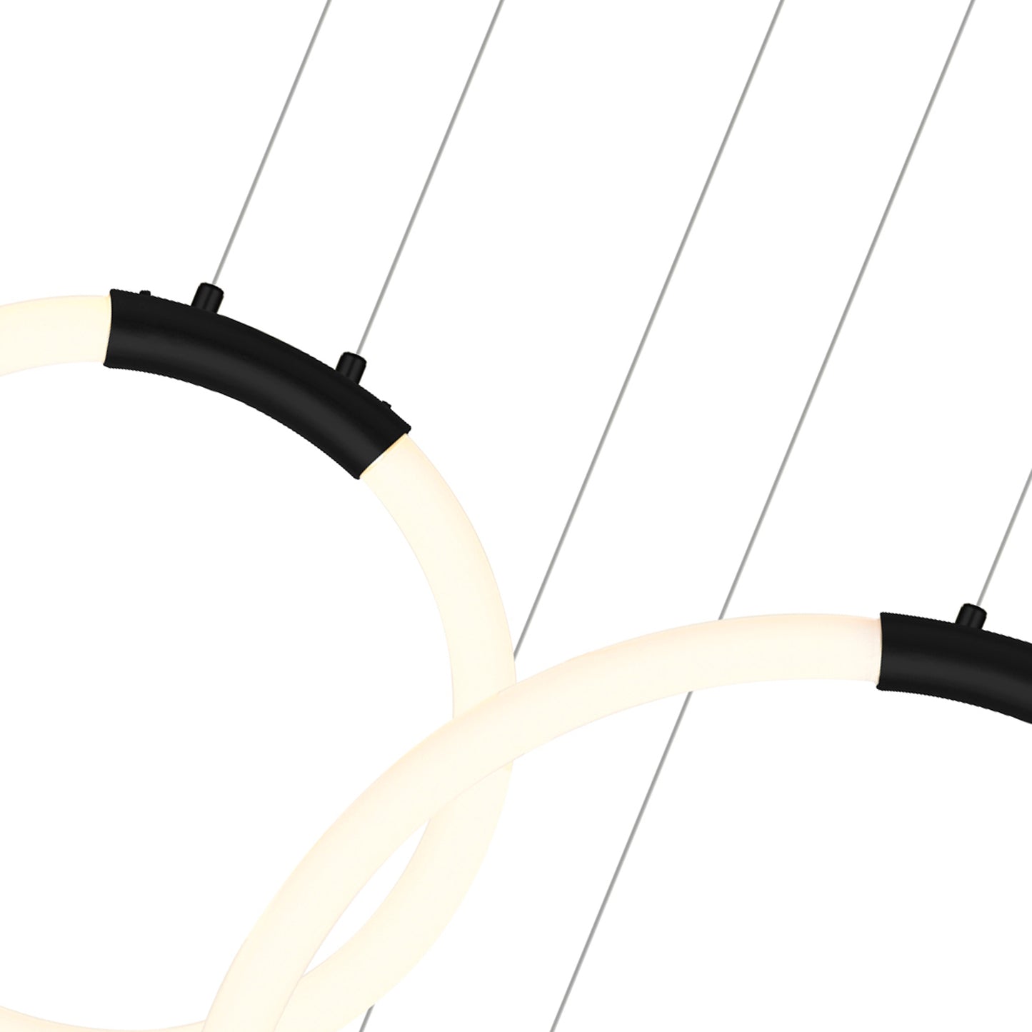 Hoops 6 Light LED Chandelier