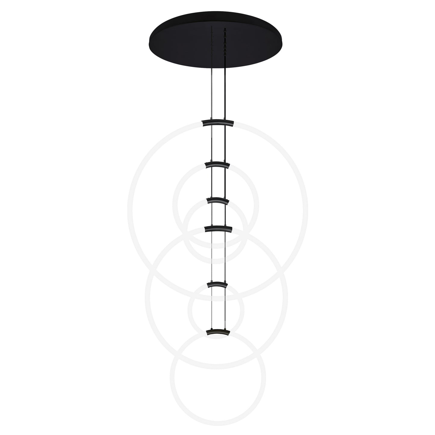 Hoops 6 Light LED Chandelier
