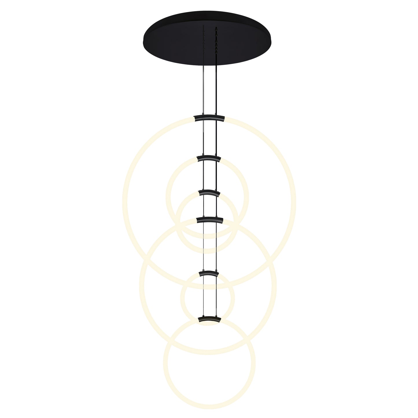 Hoops 6 Light LED Chandelier