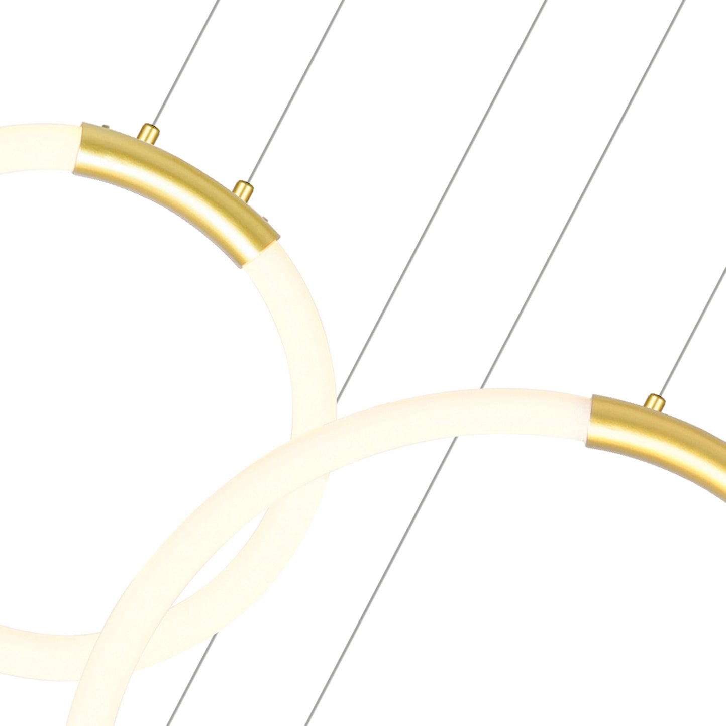 Hoops 6 Light LED Chandelier