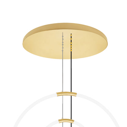 Hoops 6 Light LED Chandelier