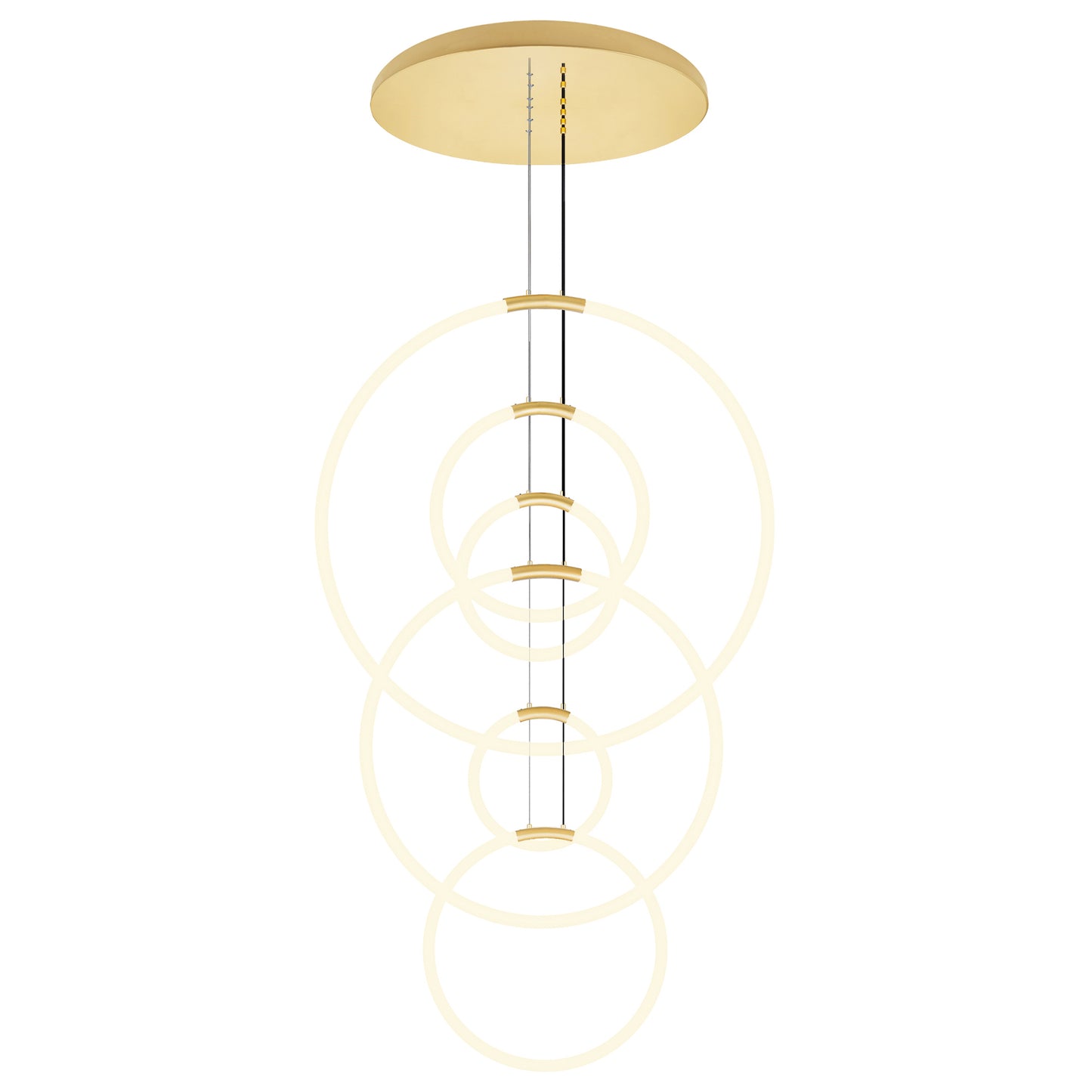 Hoops 6 Light LED Chandelier