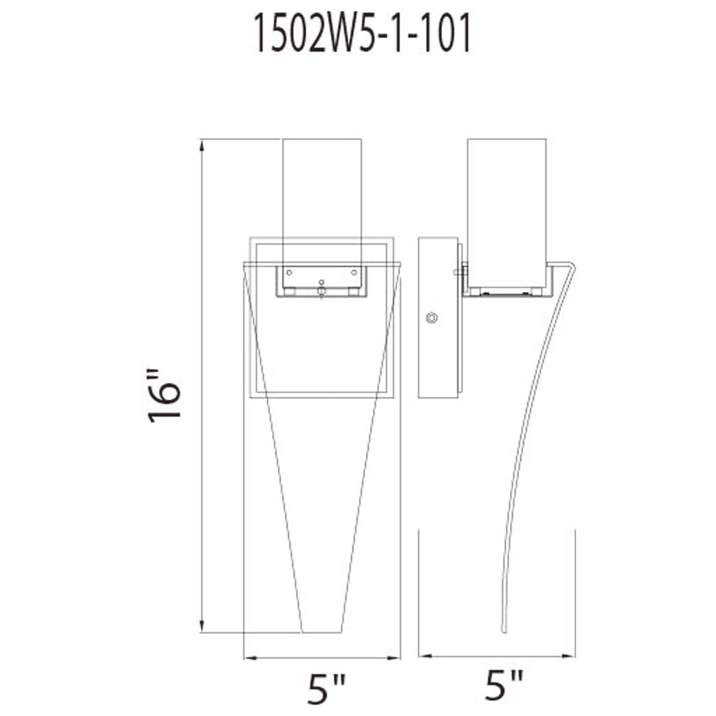 Catania LED Integrated Wall Light