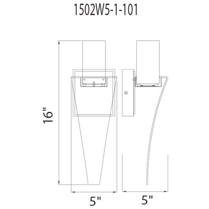 Catania LED Integrated Wall Light