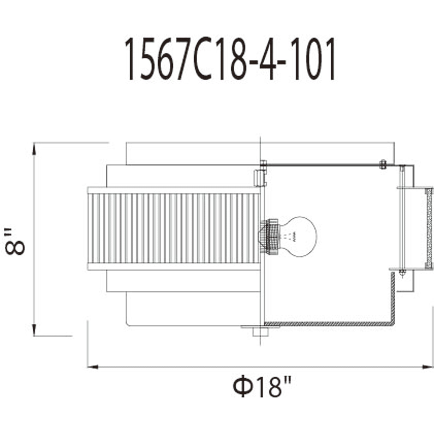 Valdivia 4 Light Flush Mount