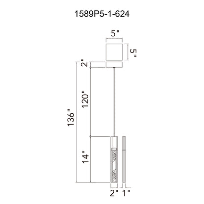 Greta Integrated LED Mini Pendant