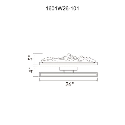 Himalayas Integrated LED Vanity Light
