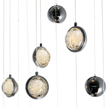 Salvador 40 in LED Integrated Chandelier