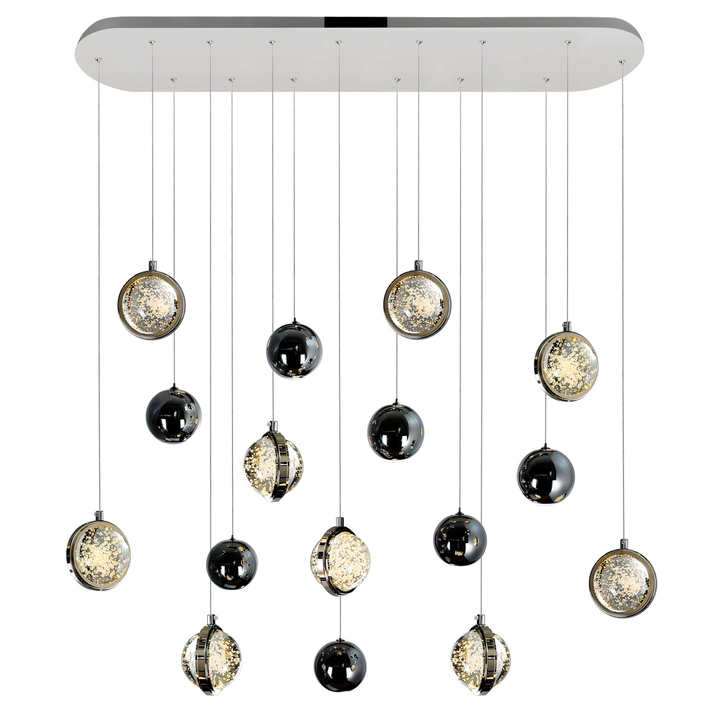 Salvador 40 in LED Integrated Chandelier