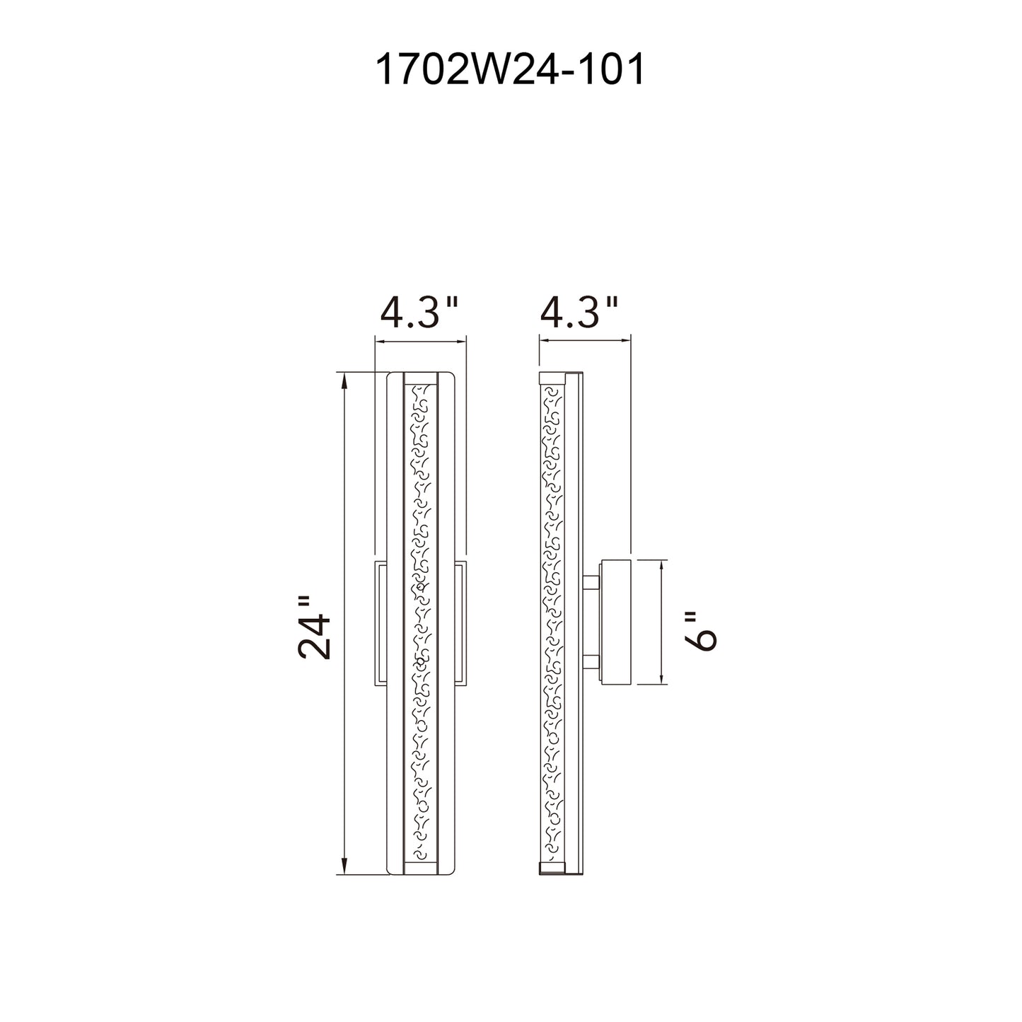 Fiji Integrated LED Outdoor Wall Light