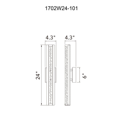 Fiji Integrated LED Outdoor Wall Light