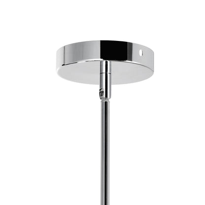 Water Drop 6 Light Drum Shade Chandelier