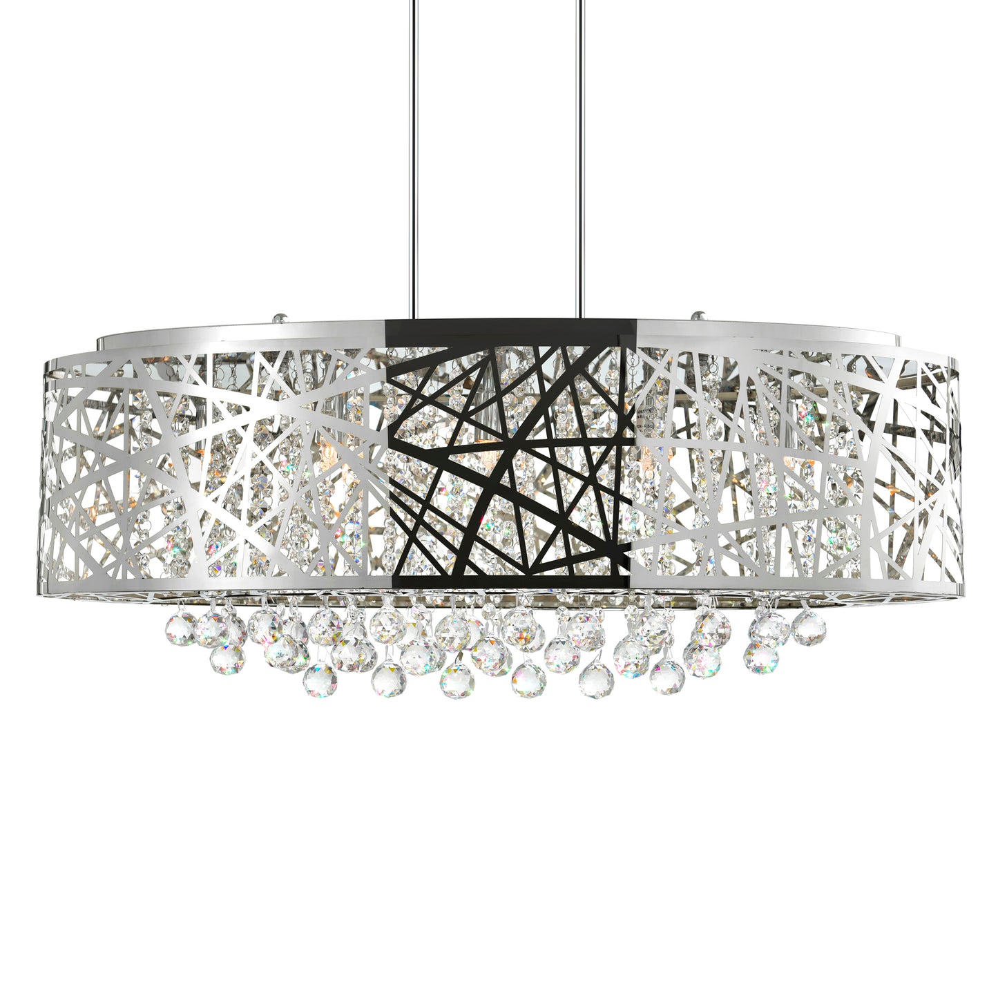 Eternity 8 Light Drum Shade Chandelier