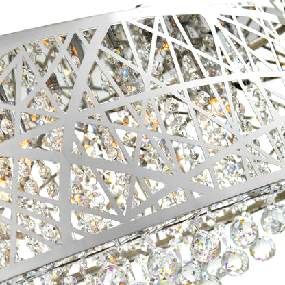 Eternity 8 Light Drum Shade Chandelier