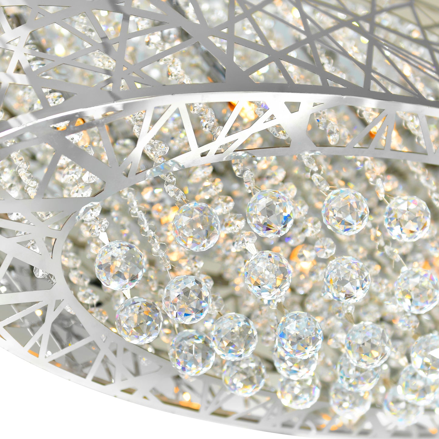 Eternity 8 Light Drum Shade Chandelier