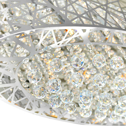 Eternity 8 Light Drum Shade Chandelier