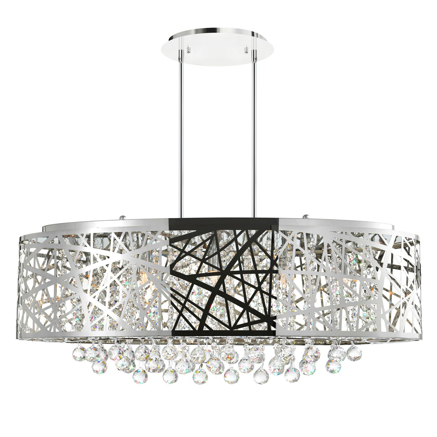 Eternity 8 Light Drum Shade Chandelier