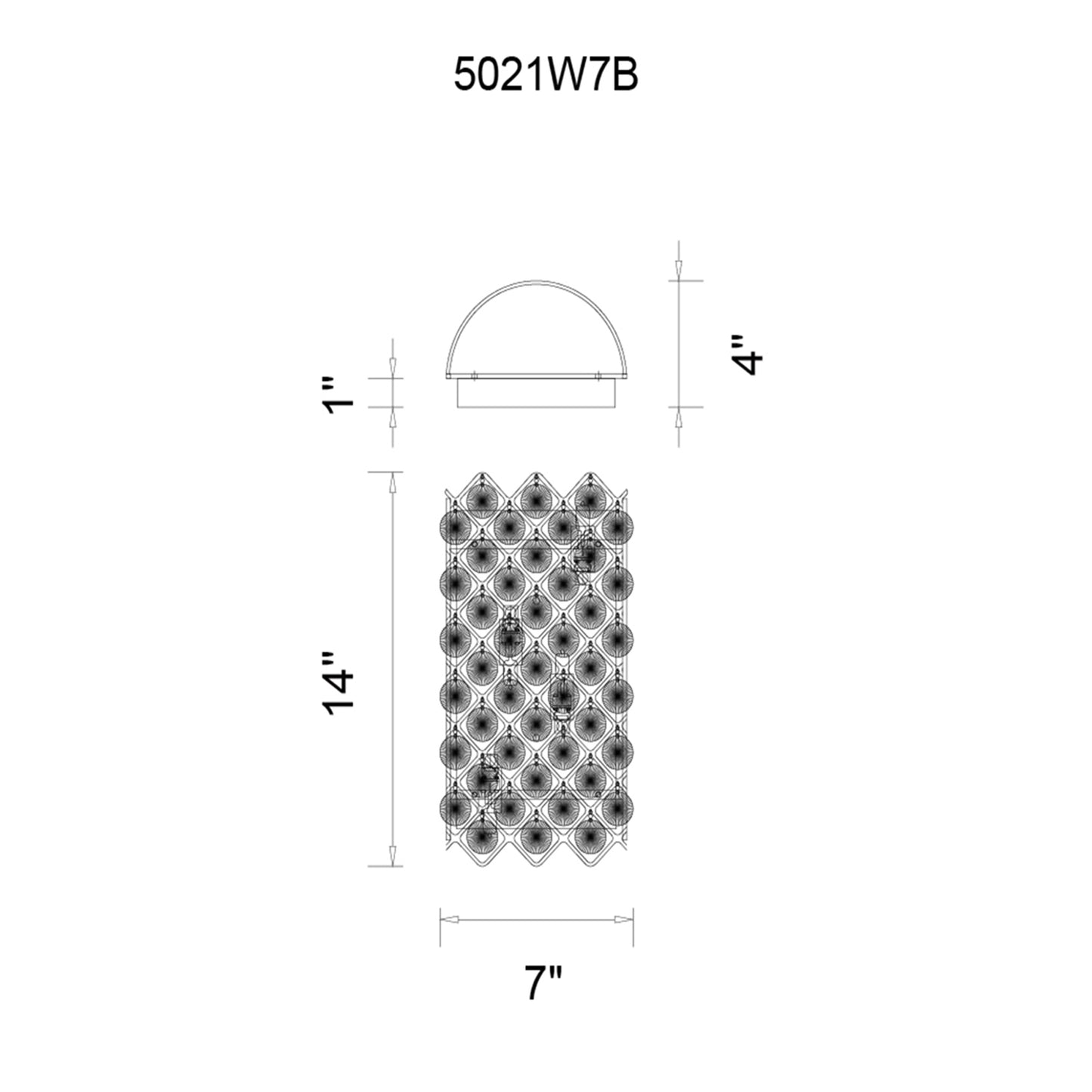 Chique 4 Light Wall Sconce