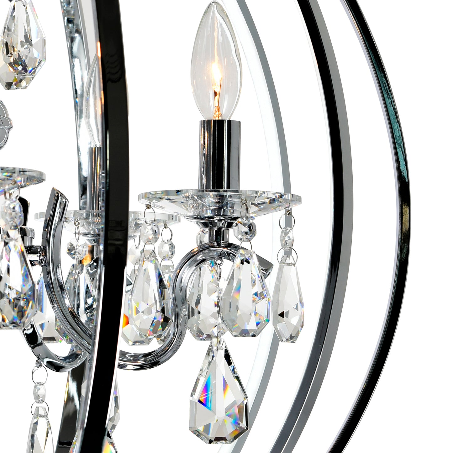 Abia 5 Light Up Chandelier