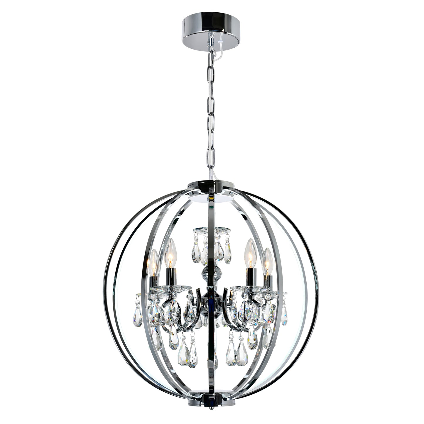 Abia 5 Light Up Chandelier