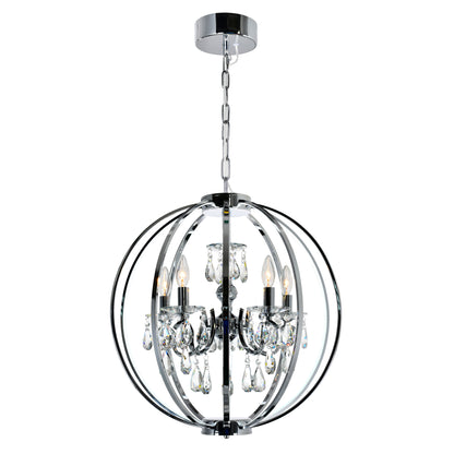 Abia 5 Light Up Chandelier