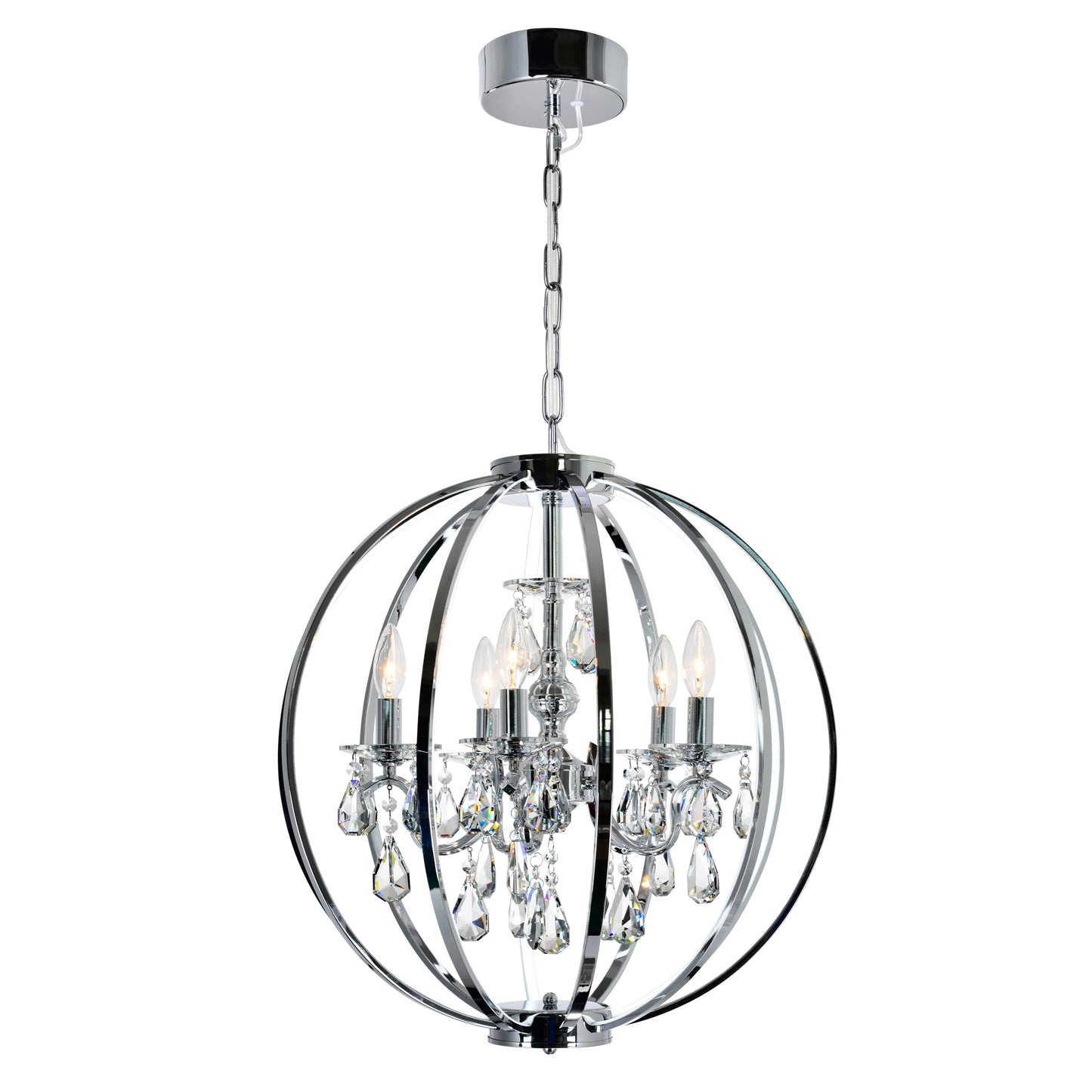 Abia 5 Light Up Chandelier