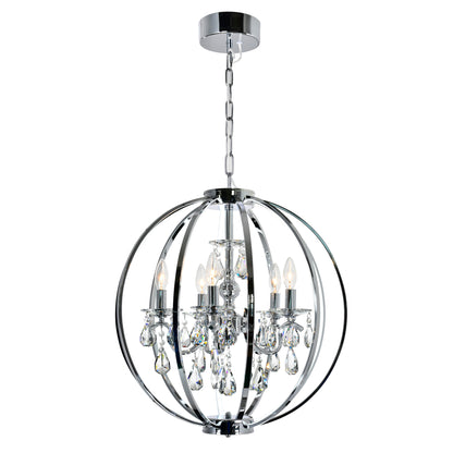 Abia 5 Light Up Chandelier