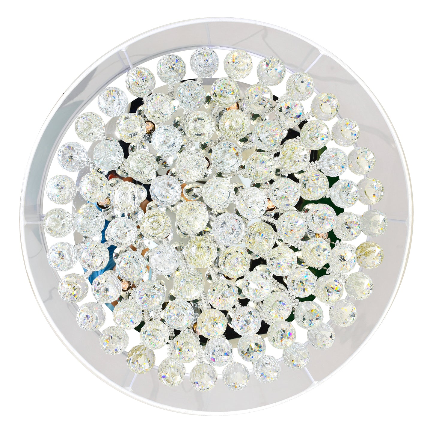 Radiant 12 Light Drum Shade Chandelier