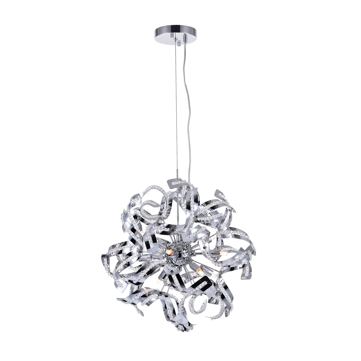 Swivel 12 Light Chandelier