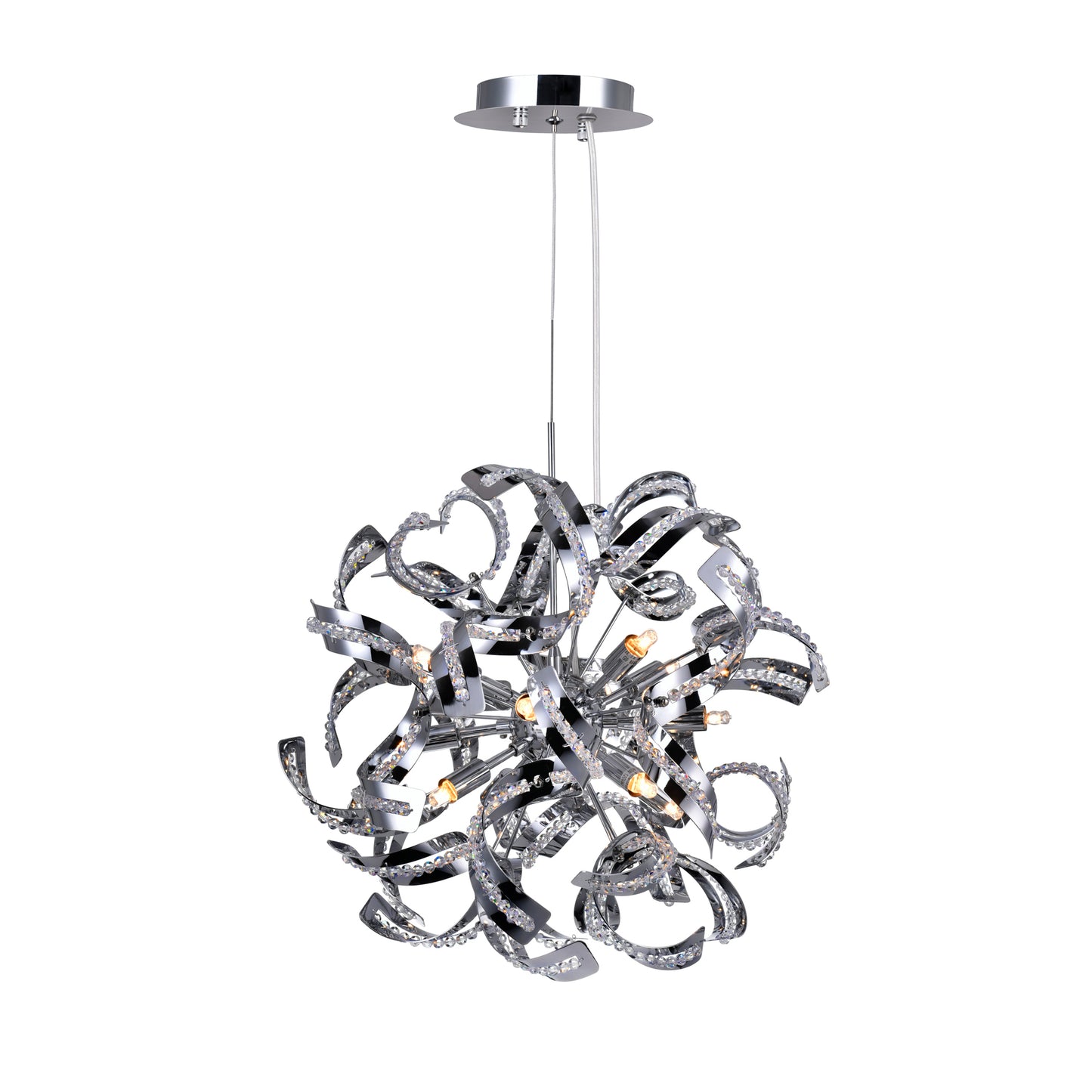 Swivel 12 Light Chandelier