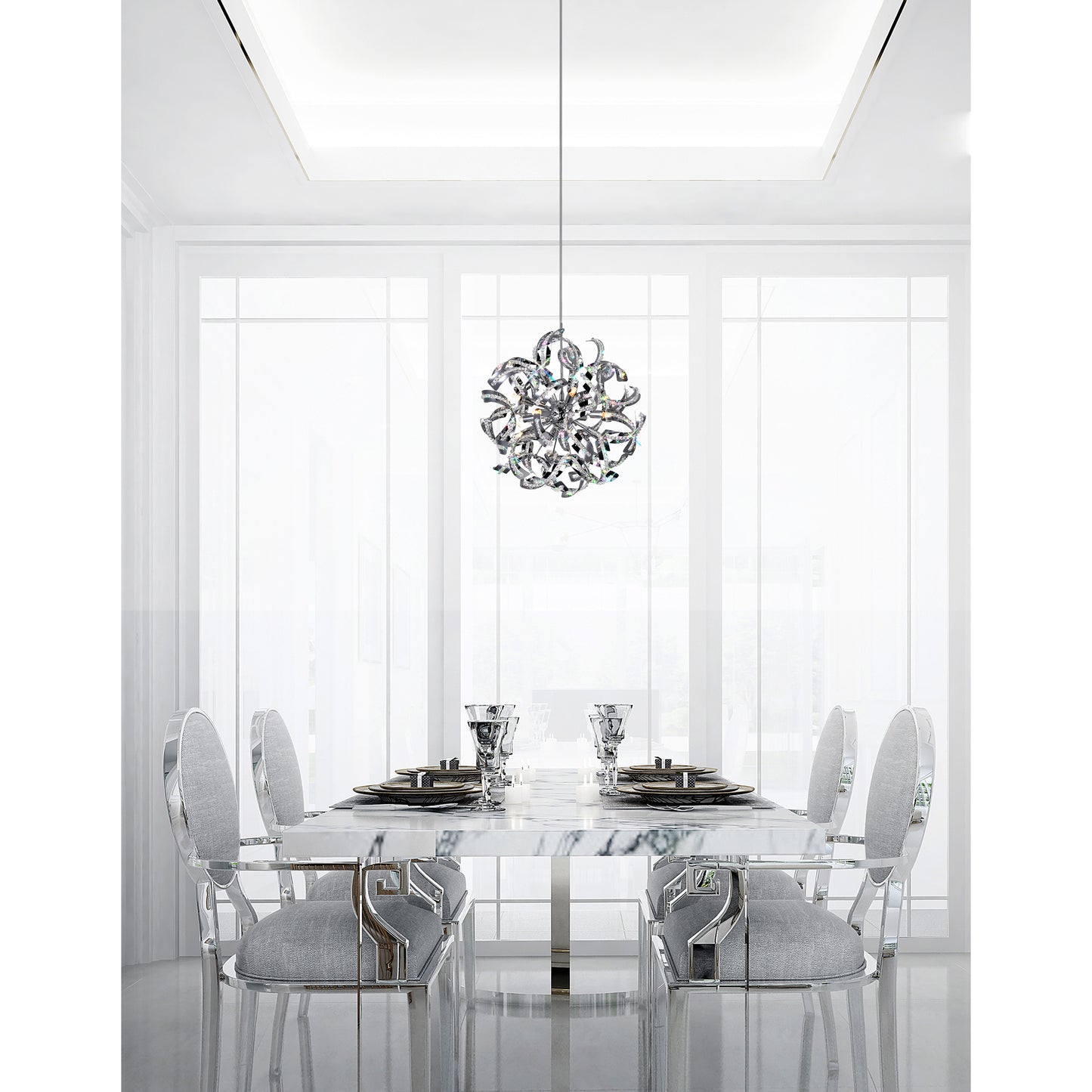 Swivel 18 Light Chandelier