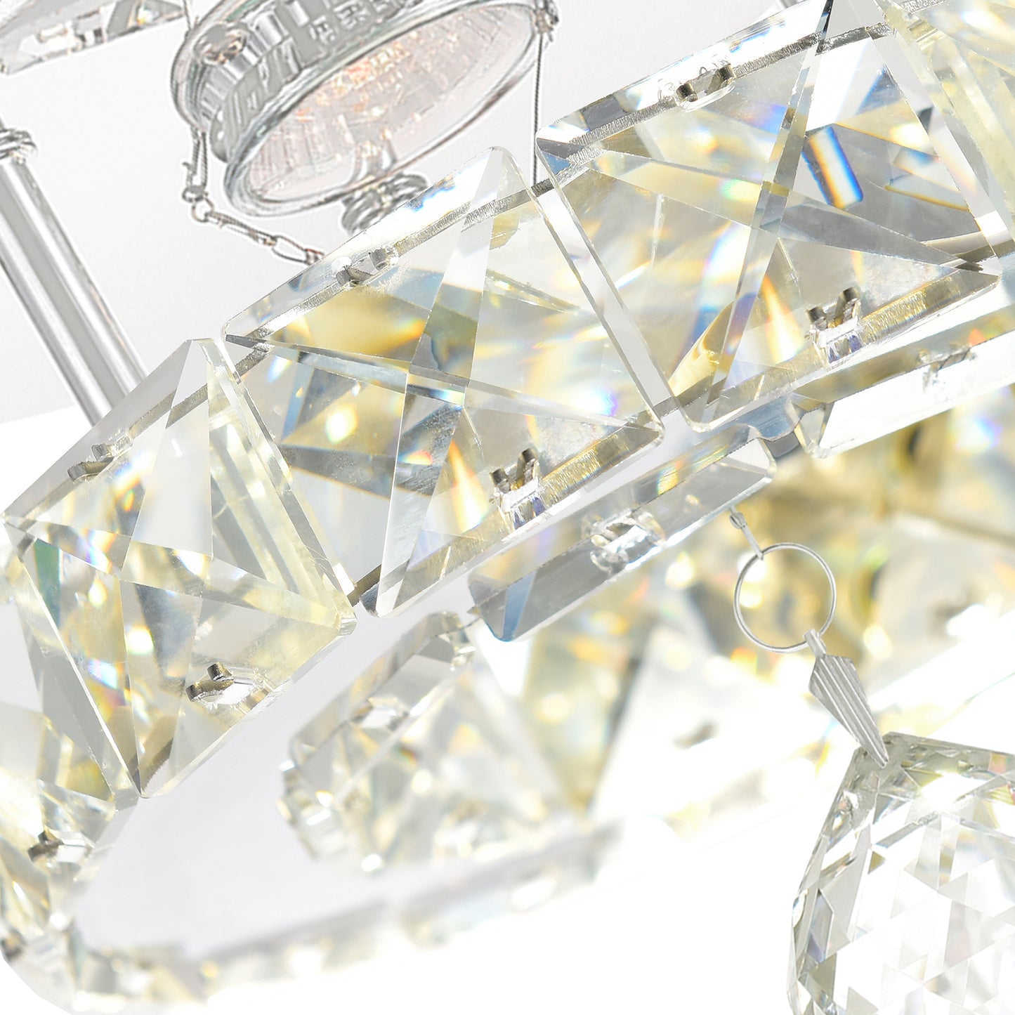 Anneau LED encastré