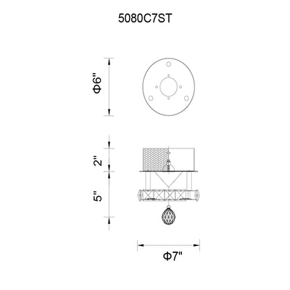 Anneau LED encastré