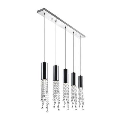 Extended 5 Light Multi Light Pendant