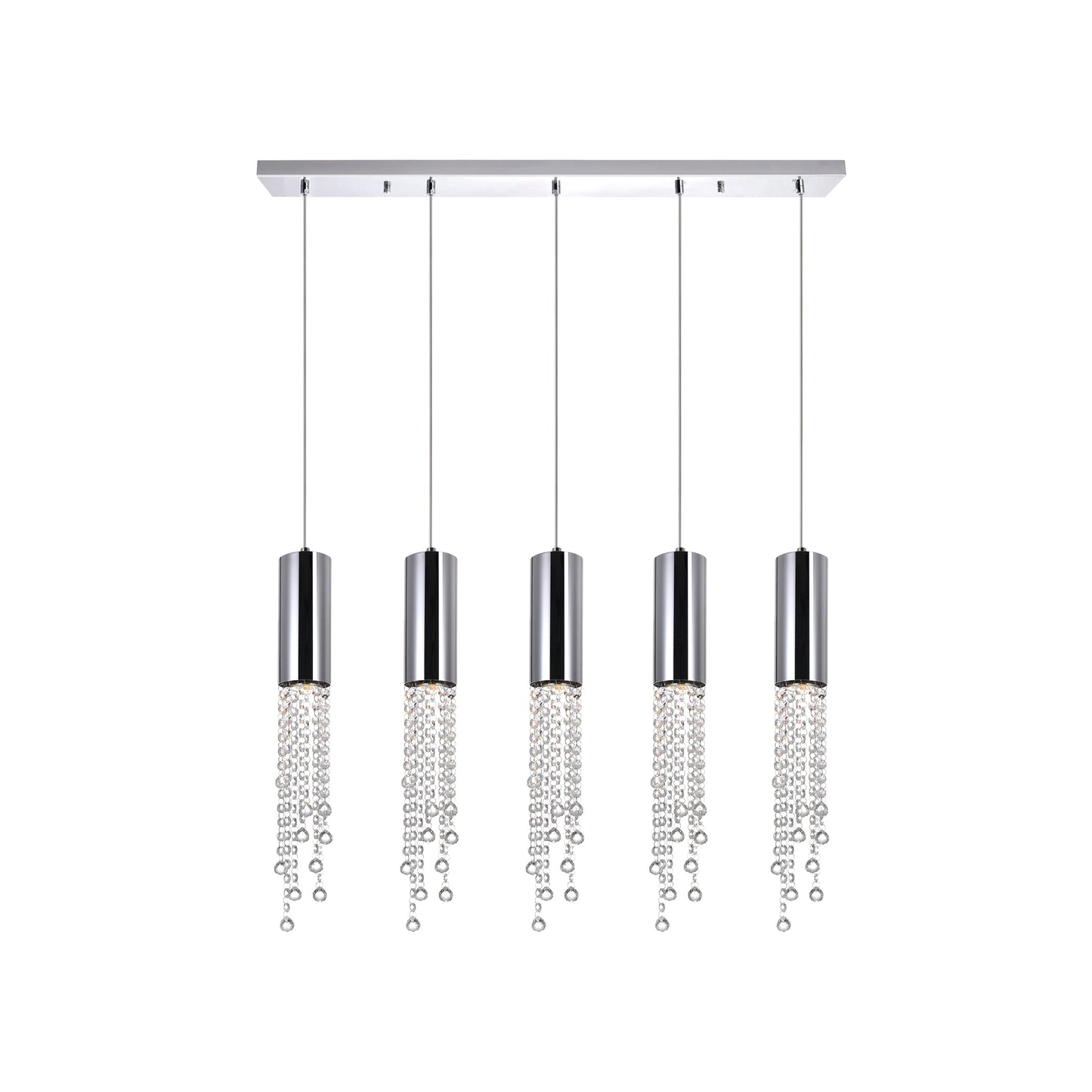 Extended 5 Light Multi Light Pendant