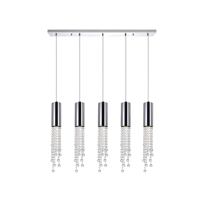 Extended 5 Light Multi Light Pendant