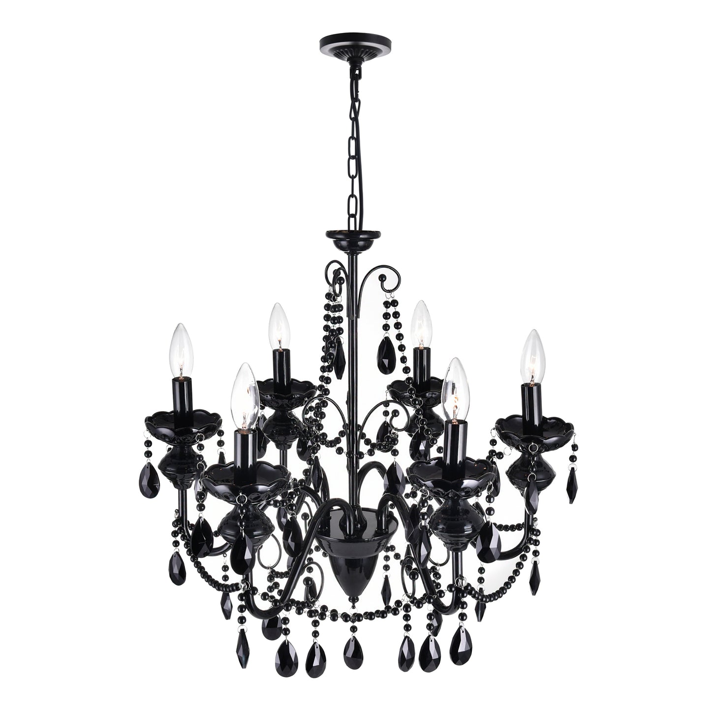 Keen 6 Light Up Chandelier