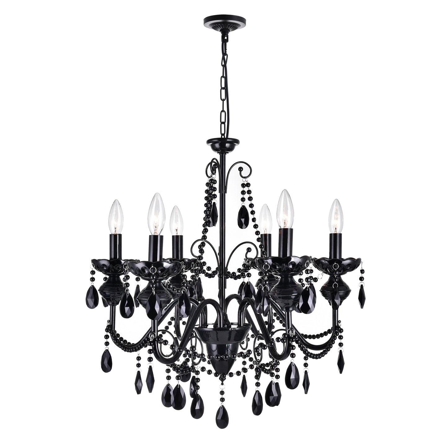 Keen 6 Light Up Chandelier