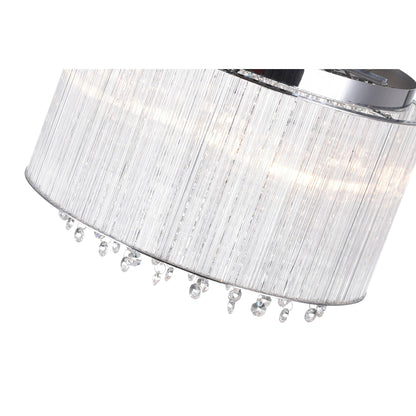 Spring Morning 6 Light Drum Shade Flush Mount