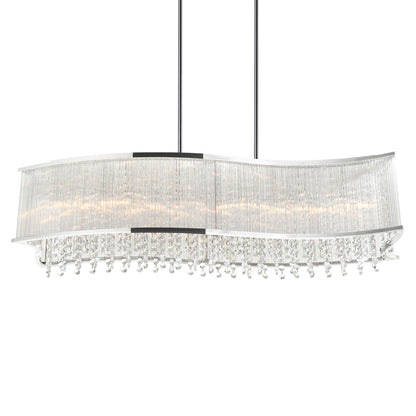 Elsa 6 Light Drum Shade Chandelier