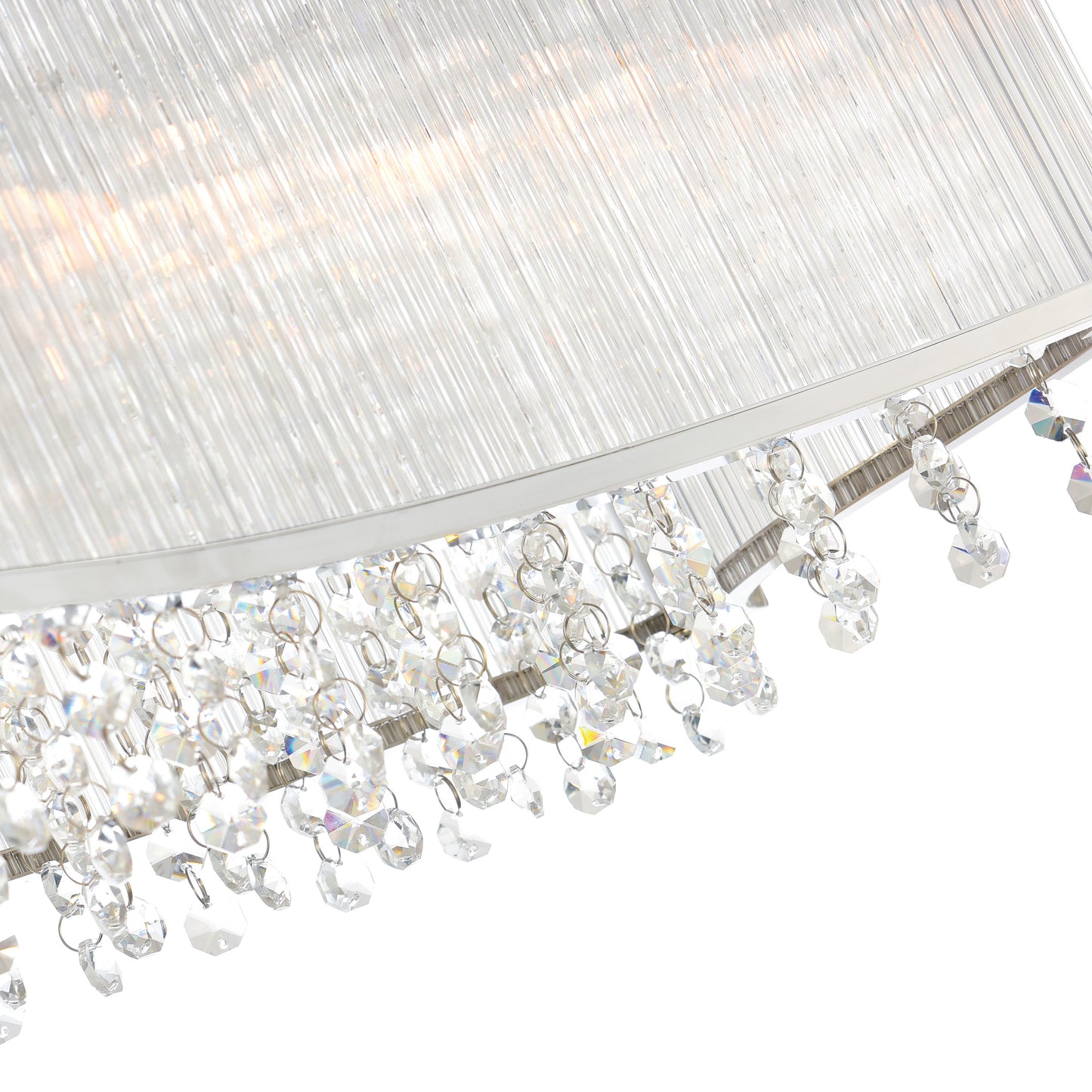 Elsa 6 Light Drum Shade Chandelier