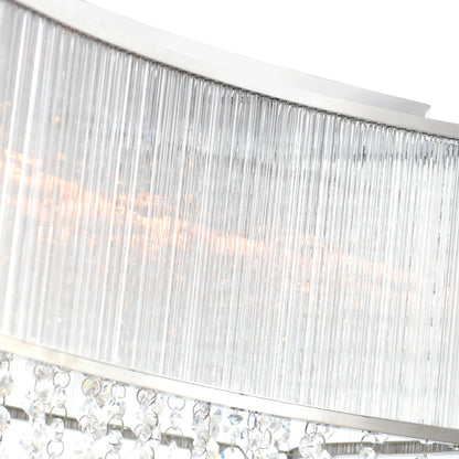 Elsa 6 Light Drum Shade Chandelier